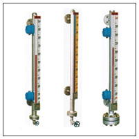 UHZ-517D44　磁翻柱液位計(jì)?。ǚ栏汀㈨攲?dǎo)管304內(nèi)襯PP）
